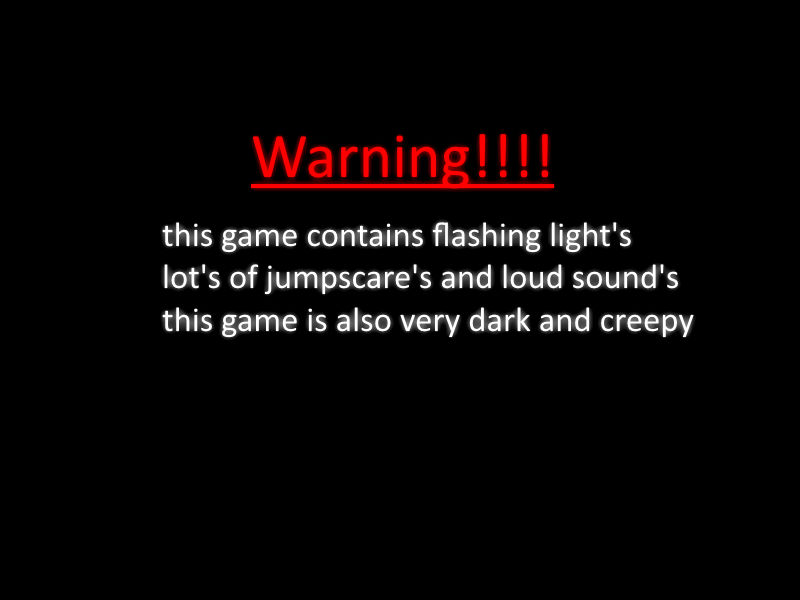 Warning screen by SPIDERMANKILLERGAMES on DeviantArt