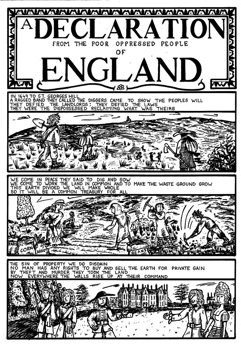 Gerrard Winstanley and The True Levellers Comic