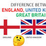 Difference between England, Britain and the UK