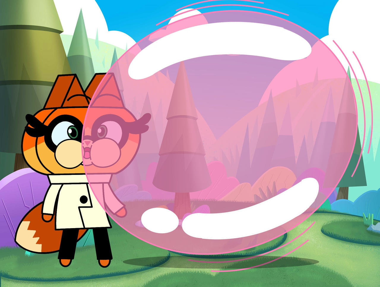 Request - Dr. Fox blowing bubblegum bubble by Ga-bi17 on DeviantArt