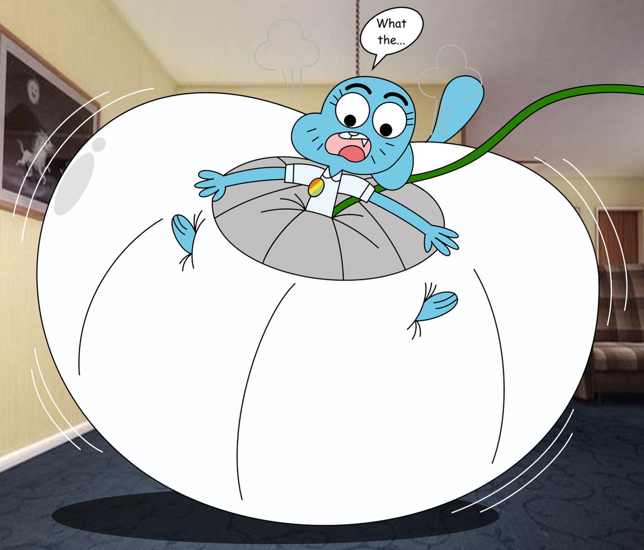 Dumbo Inflation Commission-Nicole's Inflated Pants by Ga-bi17 on DeviantArt
