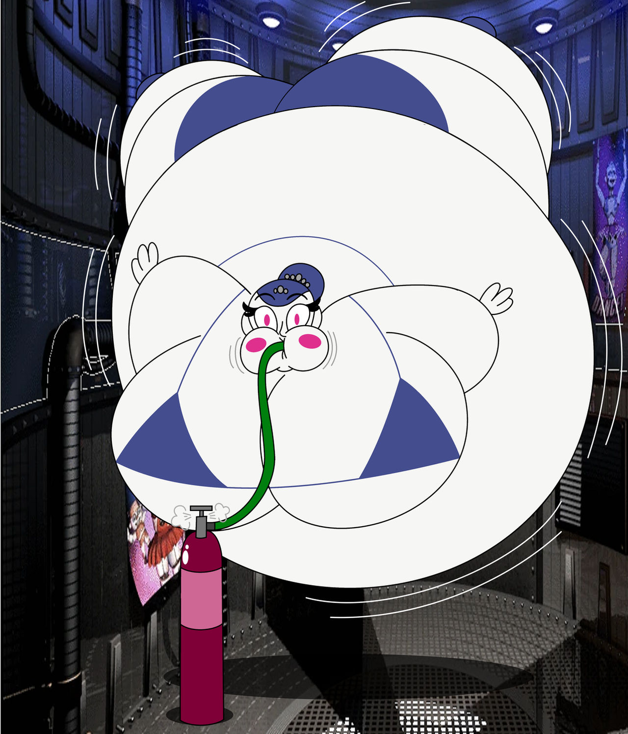 Blimp Inflating Ballora's Blimp Inflation by Ga-bi17 on DeviantArt