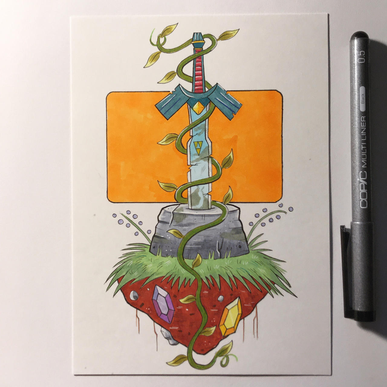 Master Sword Writing Master Sword by michael-barton on DeviantArt