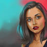 Ana De Armas Painting