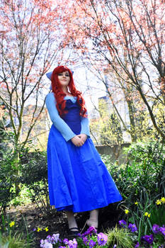 Blue Dress Ariel