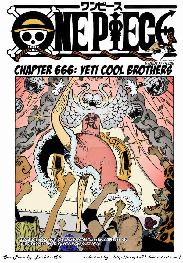 One Piece Chapter 666 Cover By Acepro71 On Deviantart