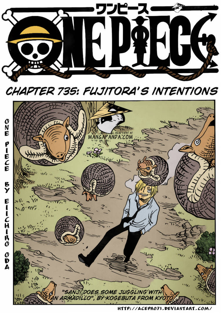 One Piece Chapter 735 Cover By Acepro71 On Deviantart One Piece Chapter 735 Cover By Acepro71 On Deviantart