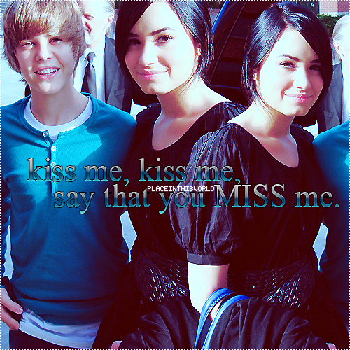 Justin bieber and demi