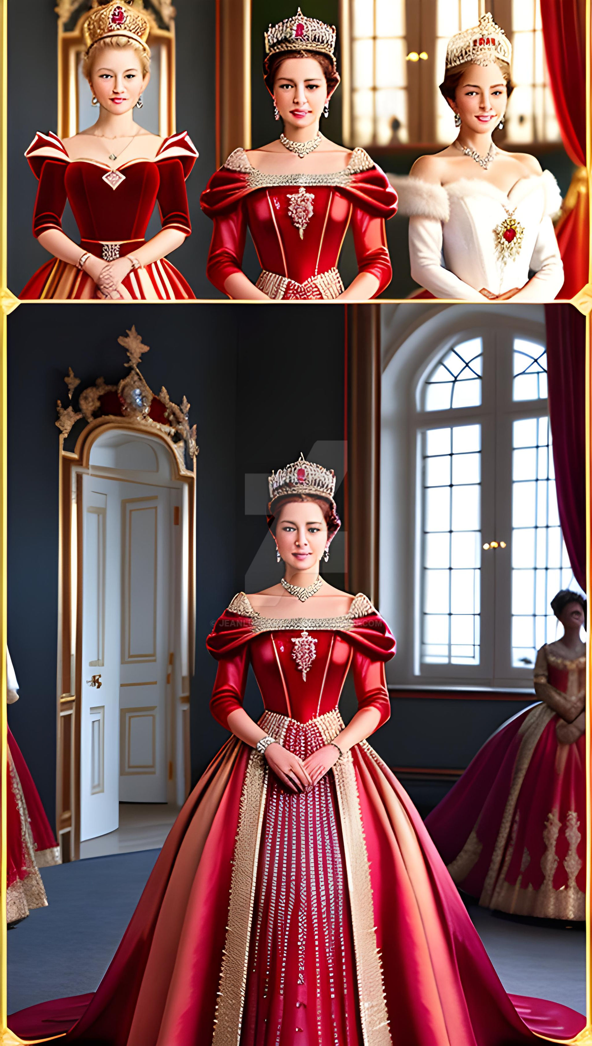 Princess in red 1 by JeanLucCaptain on DeviantArt