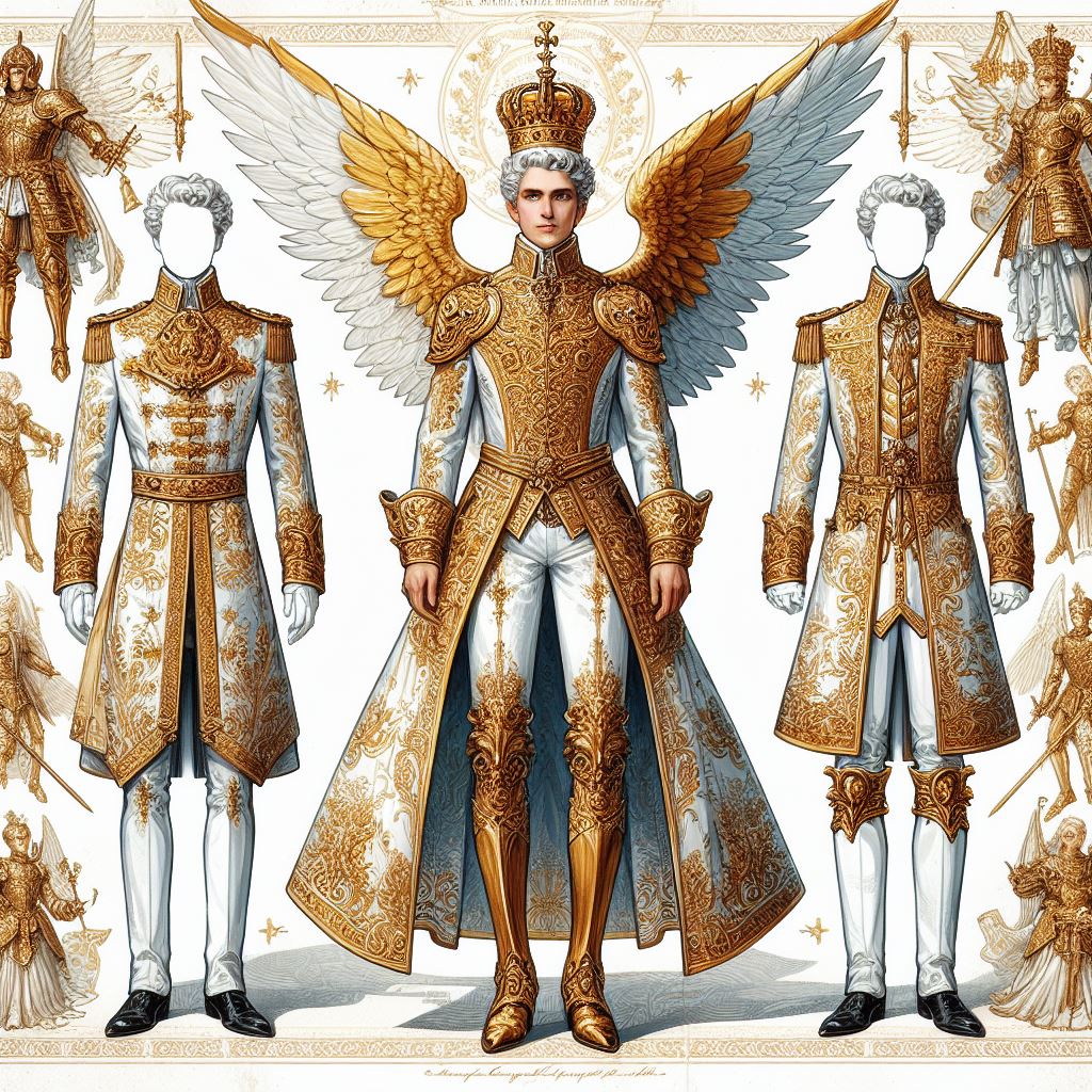 Archangel Robe 18th century Archangel Coronation Clothes (3) by JeanLucCaptain on ...