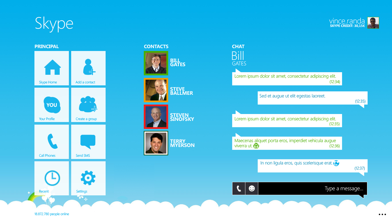 Modern Skype v4