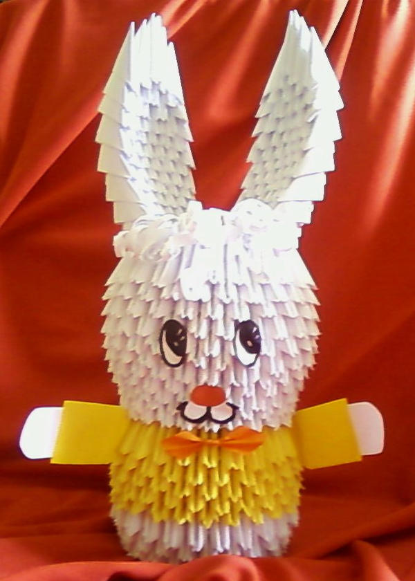 Origami Rabbit Advanced Origami rabbit by rin-ayami on DeviantArt