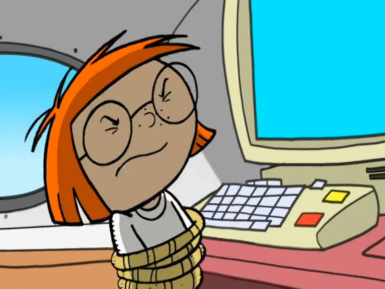 Tracey tied in ropes by brendachoi14 on DeviantArt