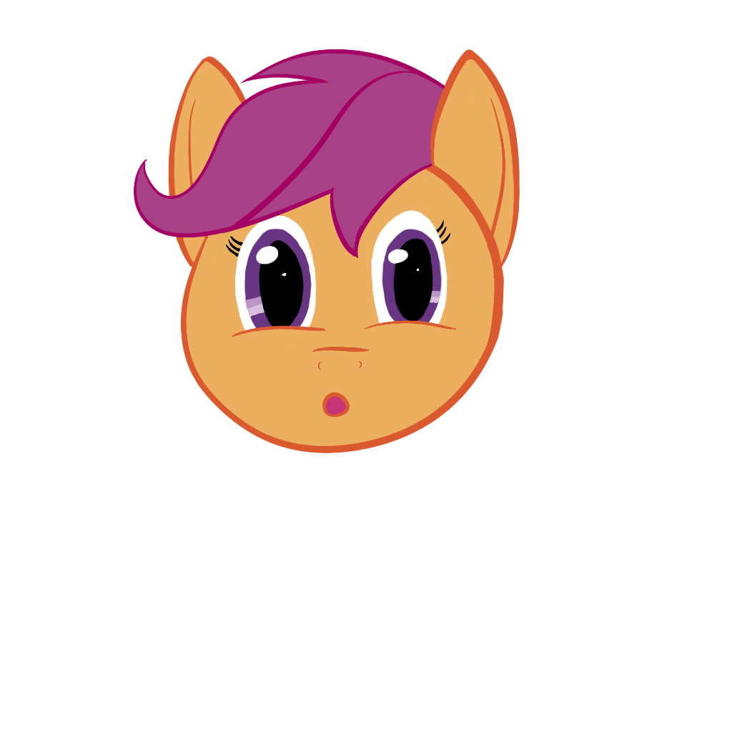 First Completely Digital Drawing, Scootaloo