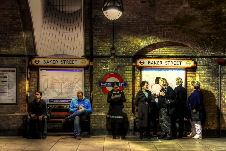 Метро бейкер стрит в лондоне Метро бейкер стрит в лондоне
