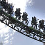 Helix roller coaster in Liseberg