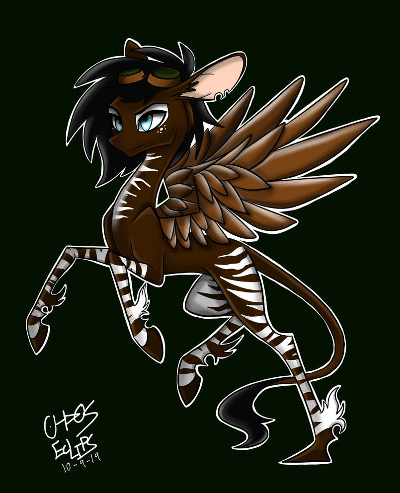 August the Okapi (mlp) by ChaosEclips on DeviantArt