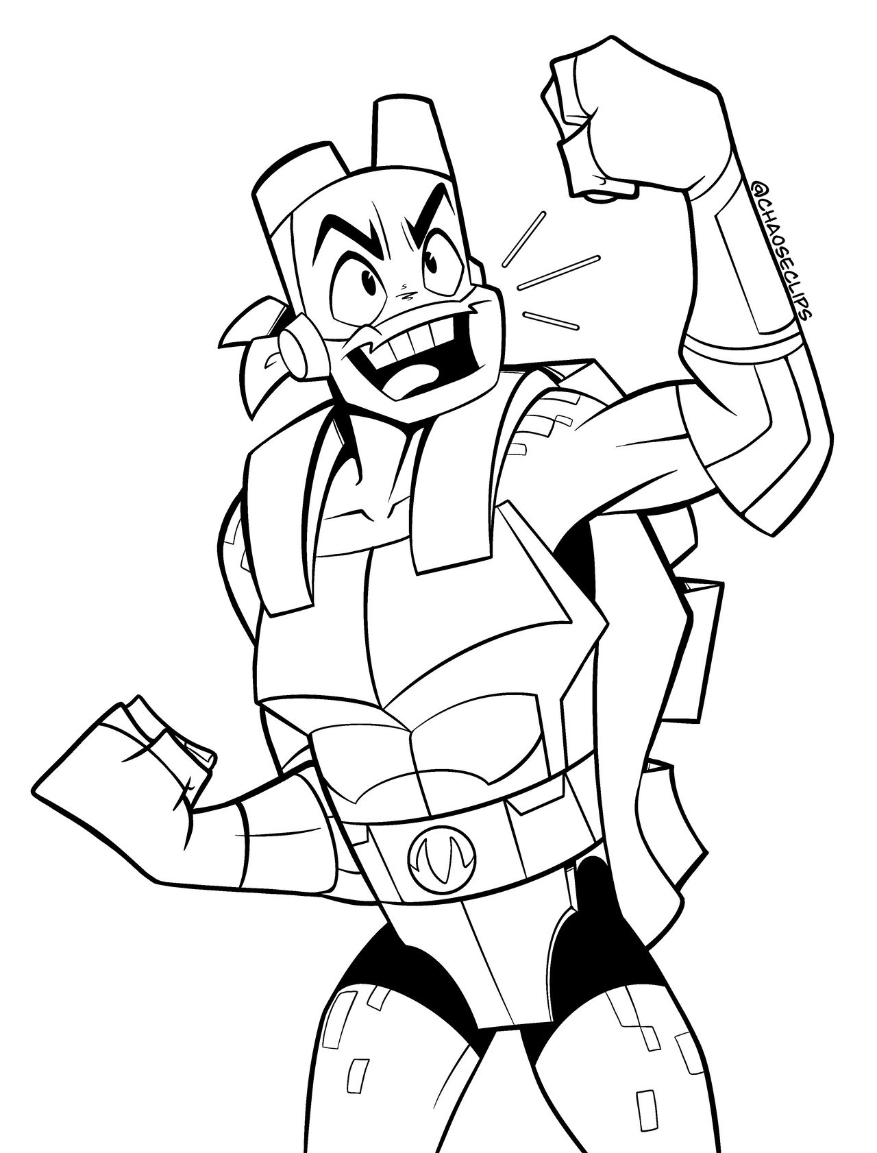 Donnie Coloring Page! by ChaosEclips on DeviantArt