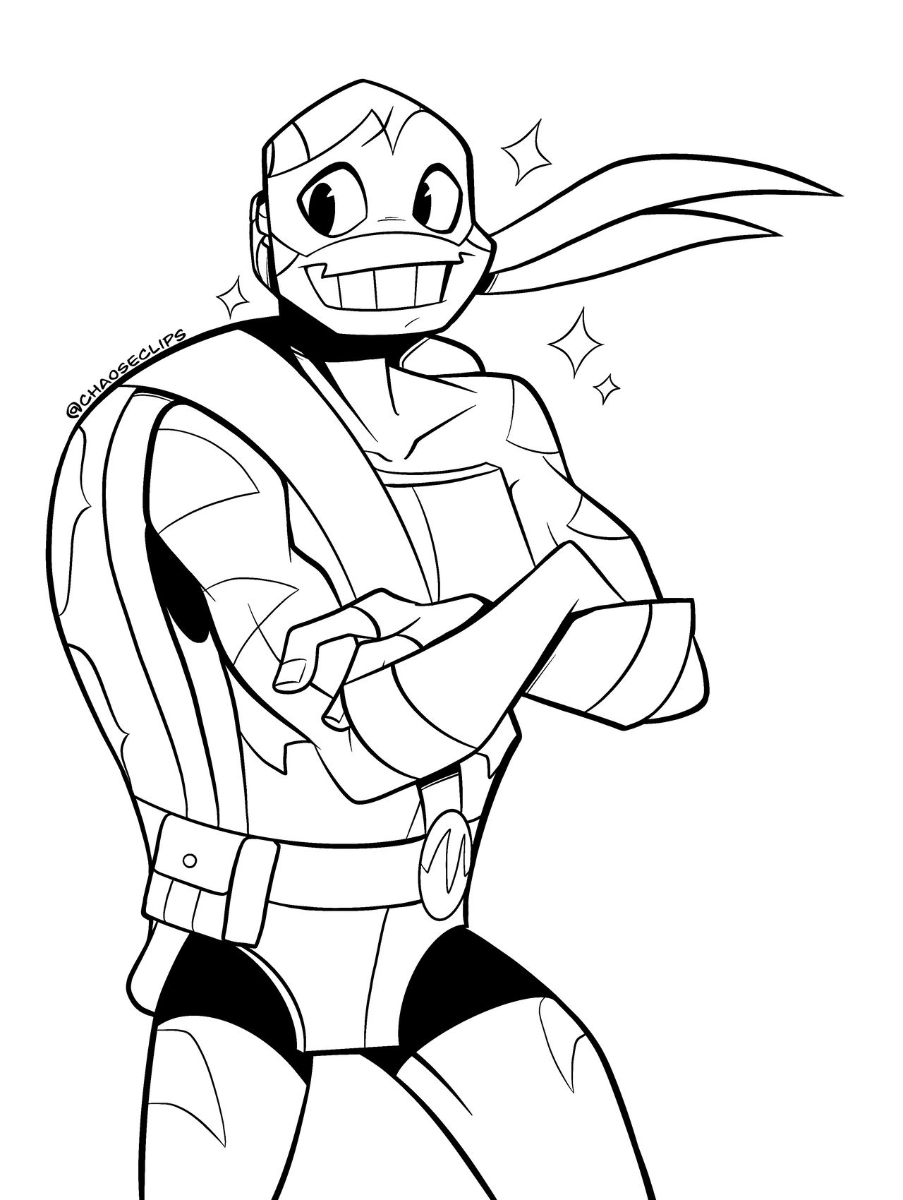 Leo Coloring Page! by ChaosEclips on DeviantArt