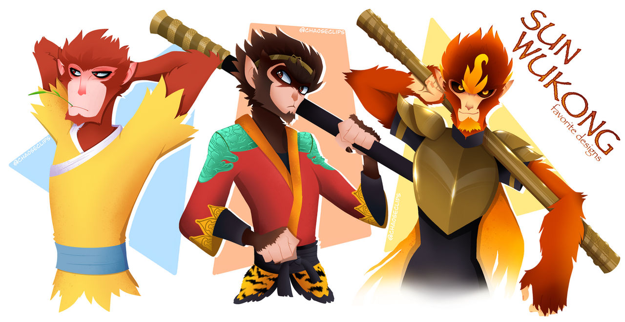 Favorite Sun Wukong Designs By Chaoseclips On Deviantart