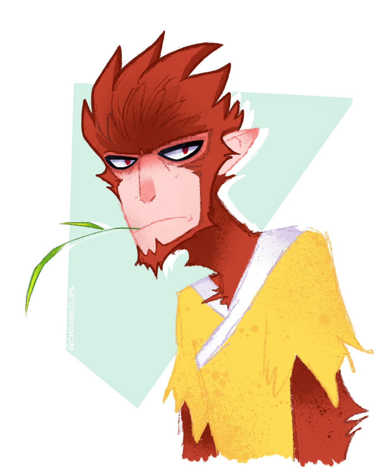 Grumpy Monkey sketch by ChaosEclips on DeviantArt