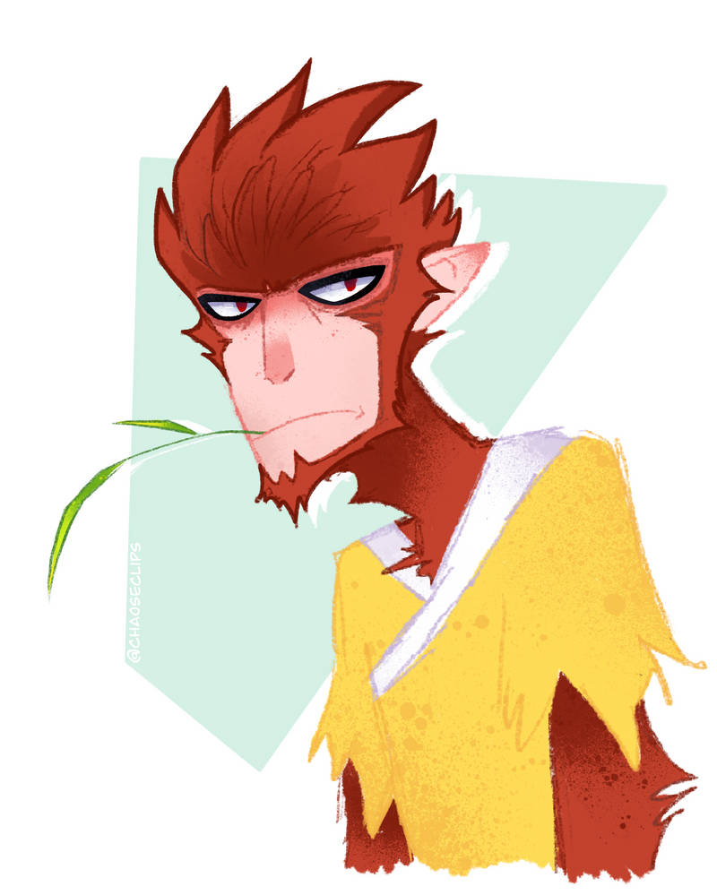 Grumpy Monkey sketch by ChaosEclips on DeviantArt