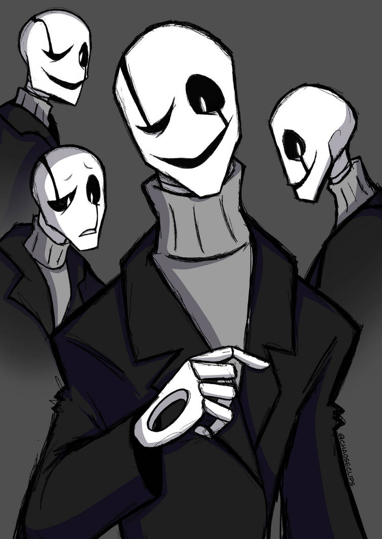 Gaster Sketches by ChaosEclips on DeviantArt