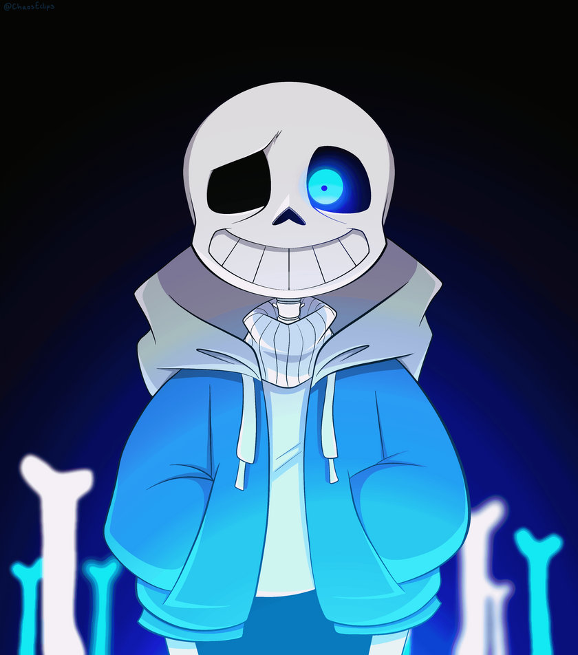 AU Sans Gif by ChaosEclips on DeviantArt