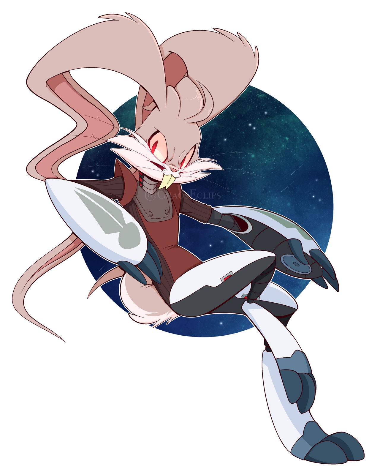 Cyborg Bunny by ChaosEclips on DeviantArt