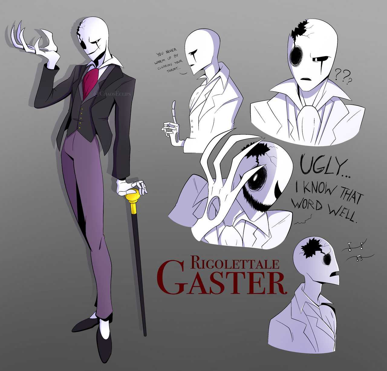 Rigolettale Gaster by ChaosEclips on DeviantArt