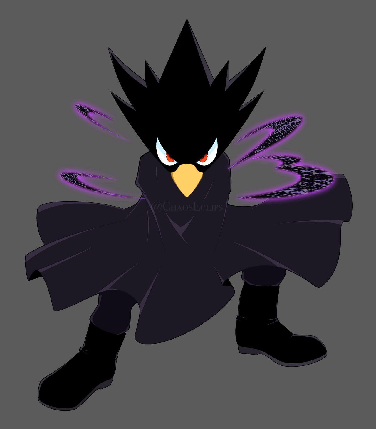 Tokoyami by ChaosEclips on DeviantArt