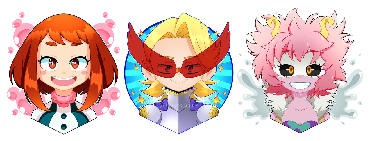 MHA Sticker Designs #3 by ChaosEclips on DeviantArt