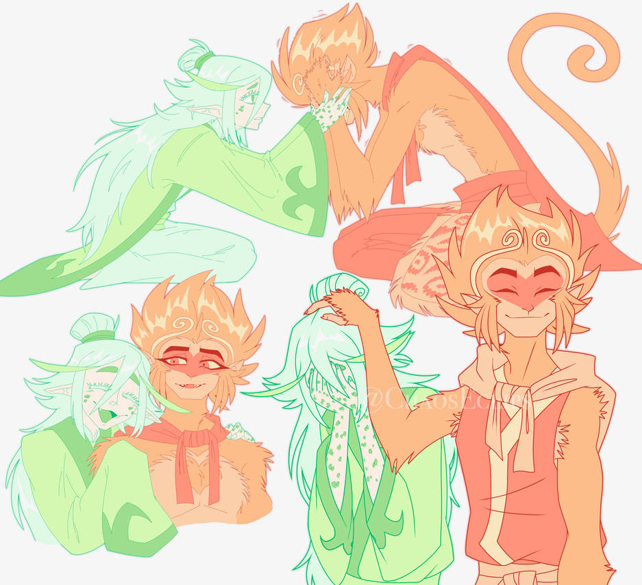 Ao Lie And Wukong By ChaosEclips On DeviantArt ao-lie-and-wukong-by-chaoseclips-on-deviantart