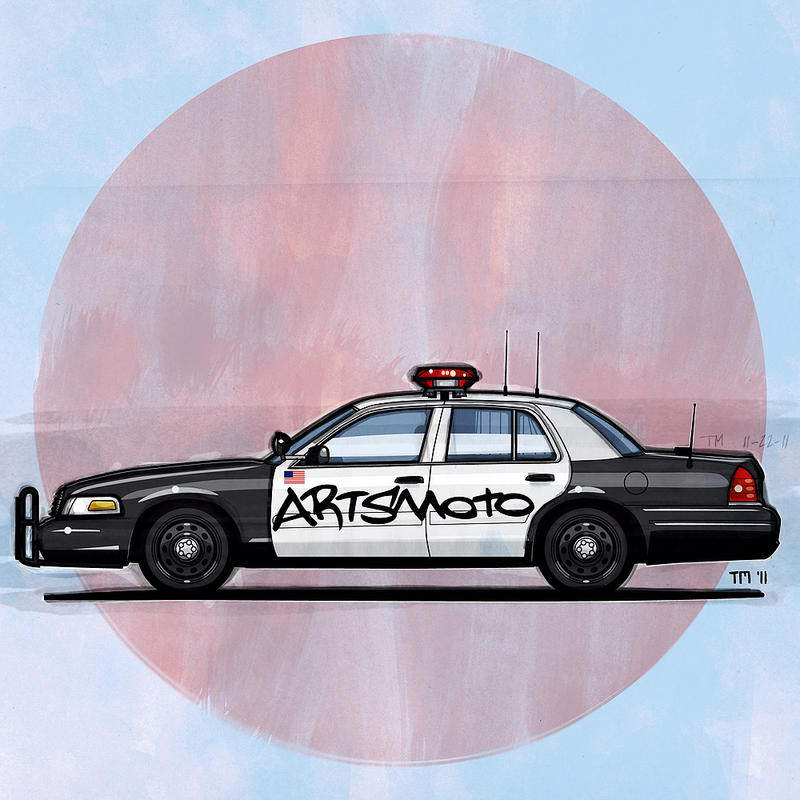 Artsmoto Crown Vic Police Car by monkeycrisisonmars on DeviantArt
