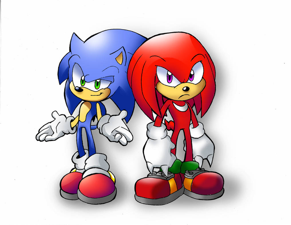 Sonic And Knuckles By TOYO ART On DeviantArt sonic-and-knuckles-by-toyo-art-on-deviantart