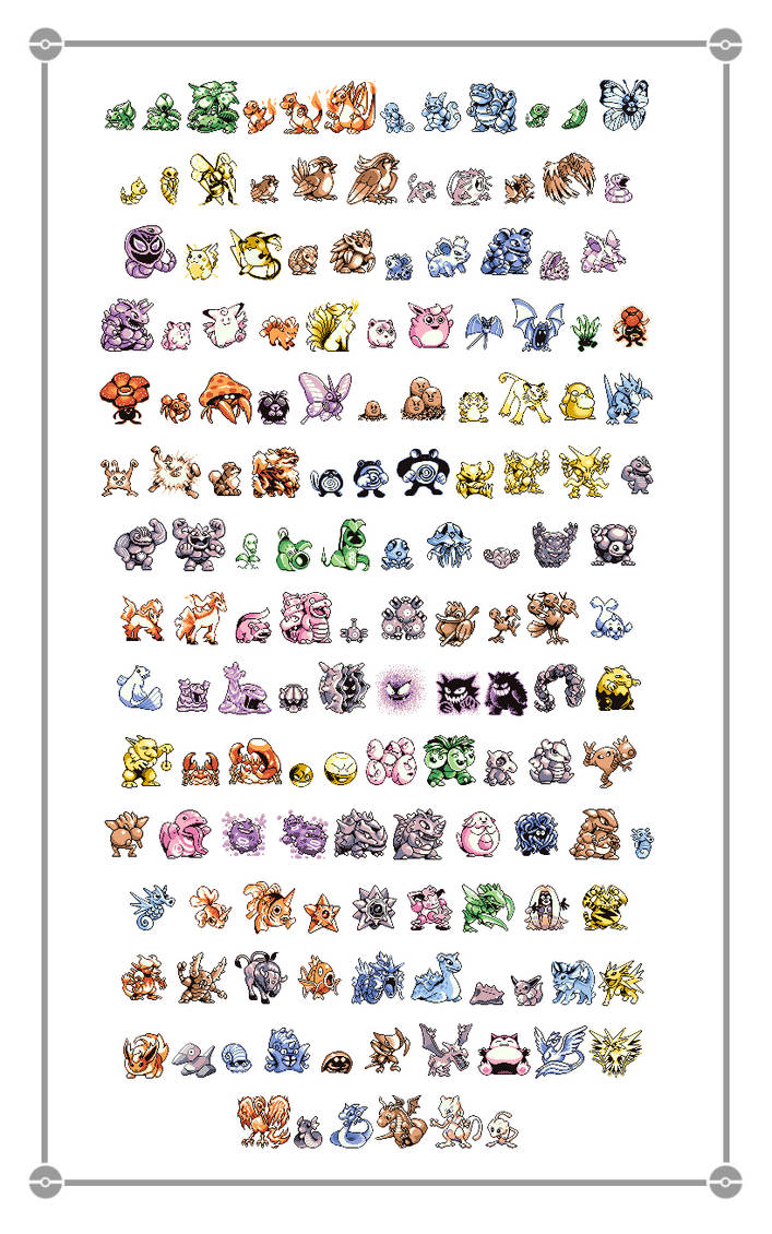 The original 151 by SaraKpn on DeviantArt