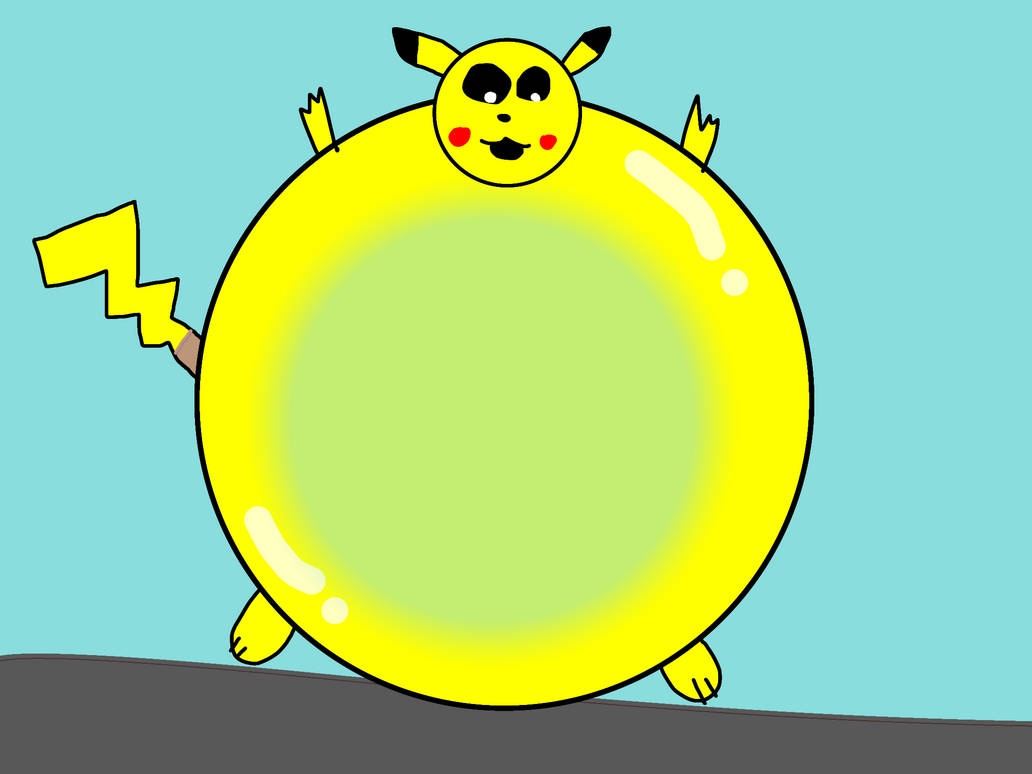 Pikachu Pokemon Inflation Pikachu Inflation by LeonardNoodleCat on DeviantArt