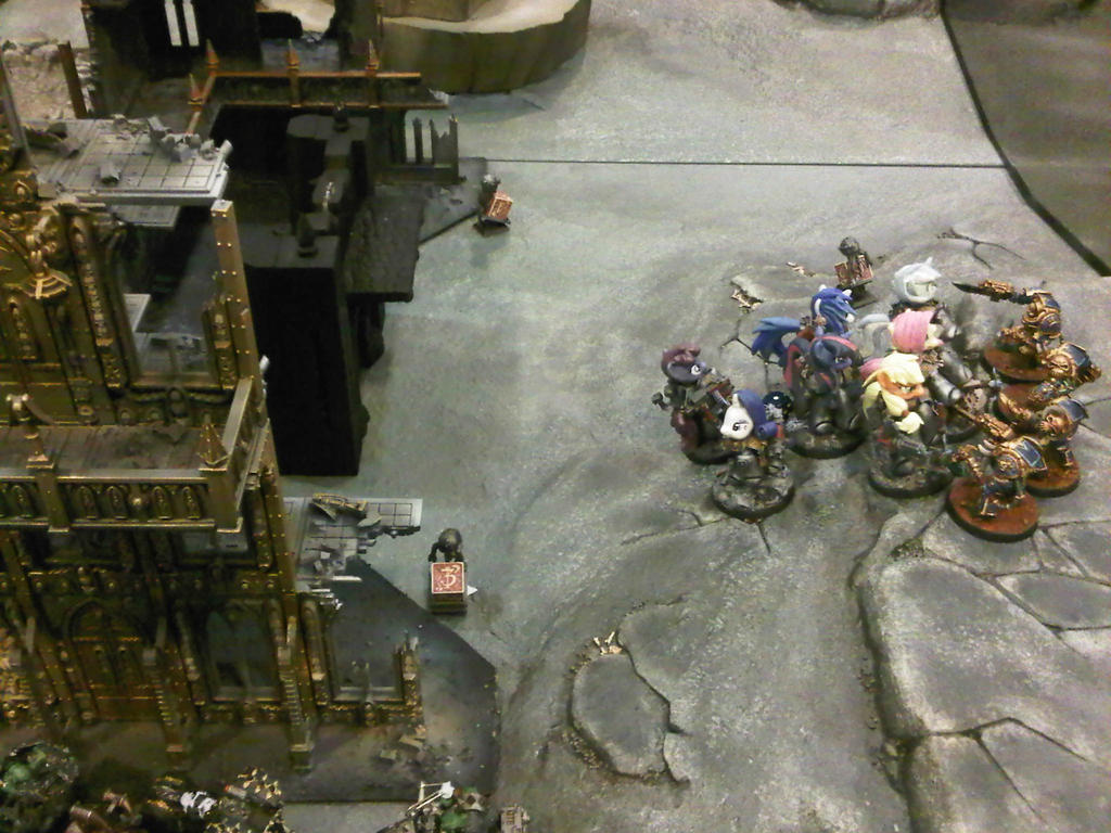 Battle 3 against Chaos Space marines