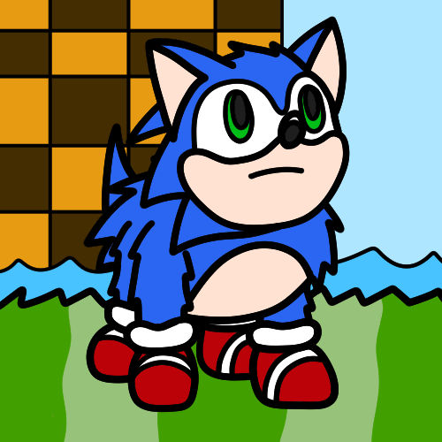 Sonic the (Normal) Hedgehog by ClaireVlcek on DeviantArt