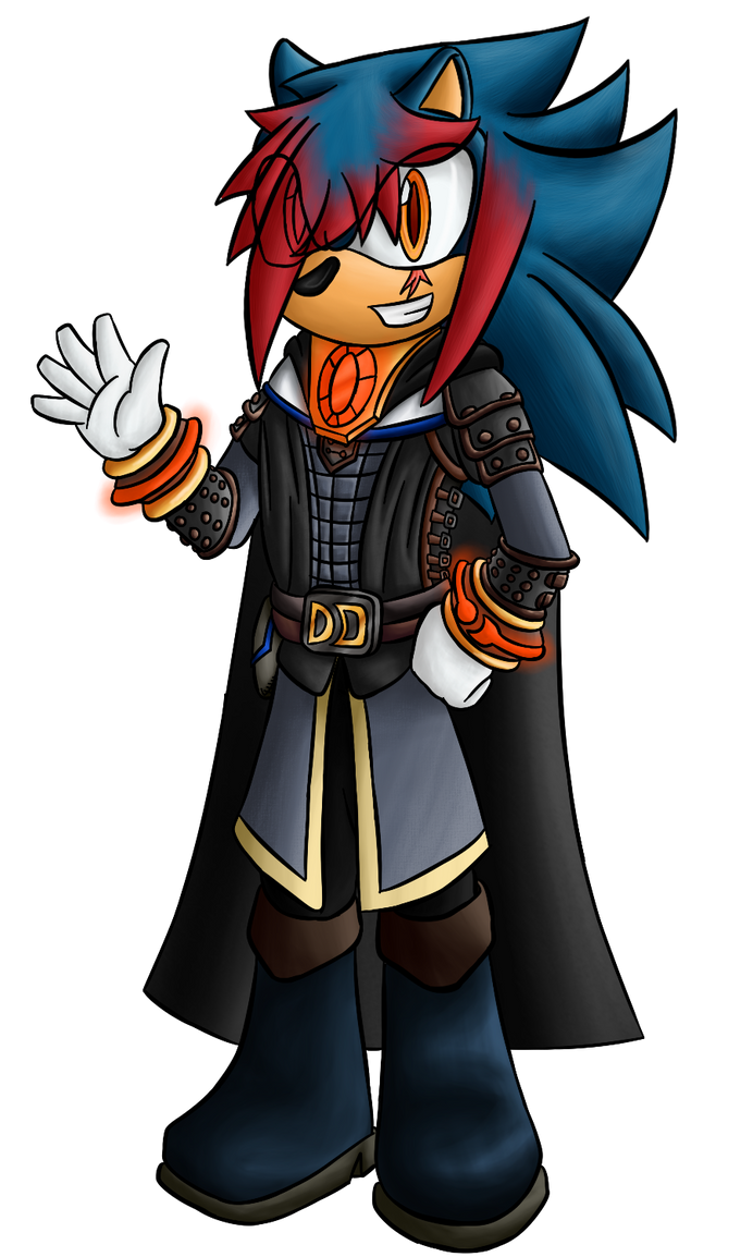 Simon redesign by OrionTHedgehog on DeviantArt