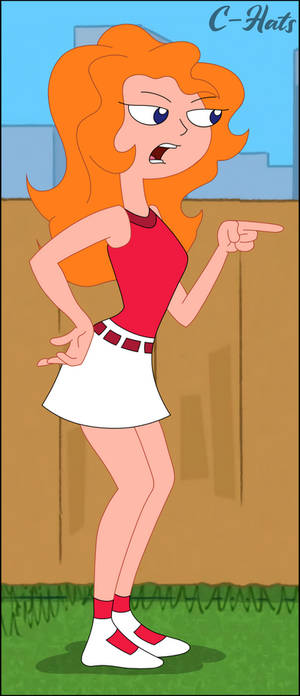 Mature Candace Flynn Pointing