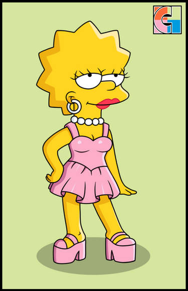 lisa simpson pink dress Pink Dress Lisa. Lisa wearing her pink dress. Wallpaper and background ... #summer