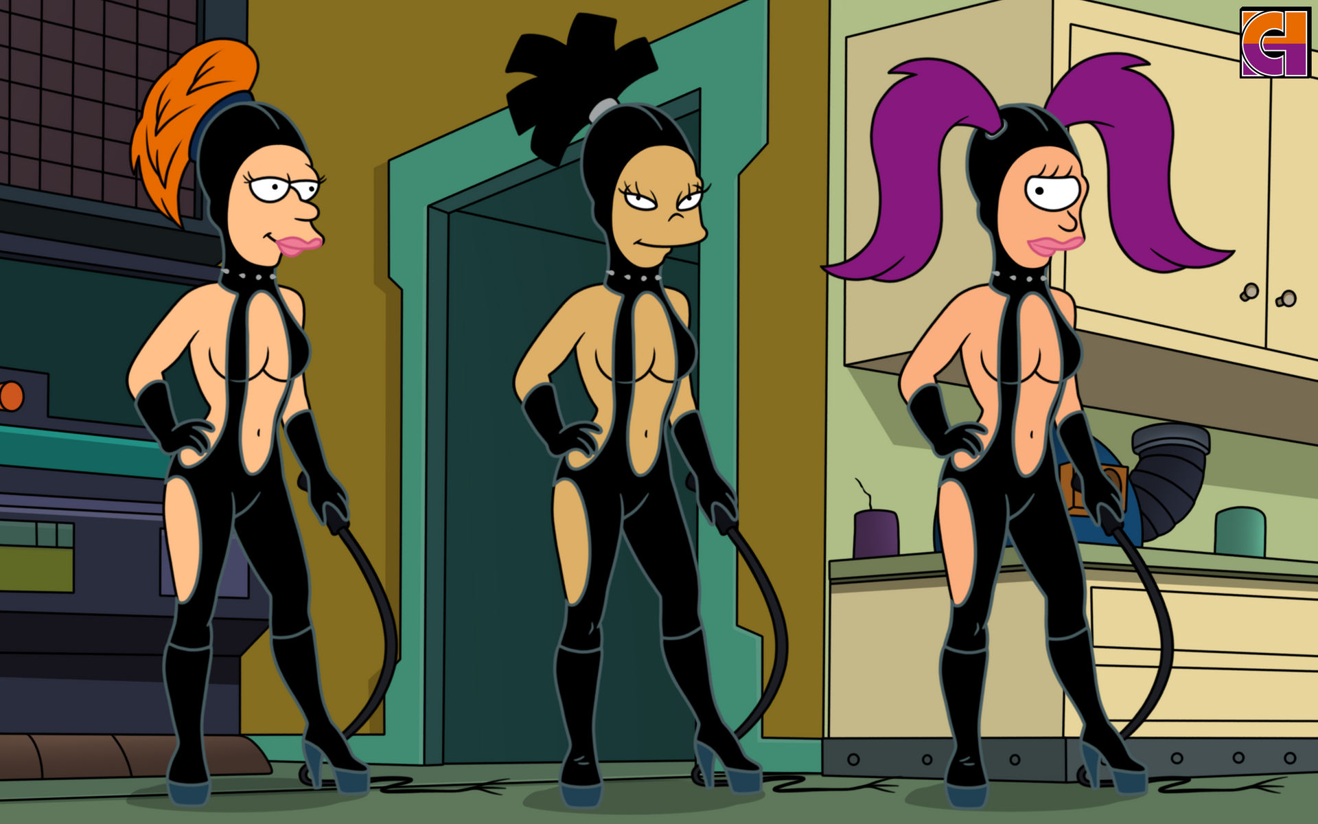 Hammomdagi yalangoch qizlar Azo opaning ichiga kirdi