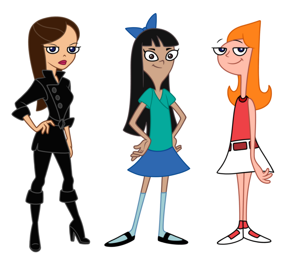 Phineas and Ferb Girls by C-Hats on DeviantArt