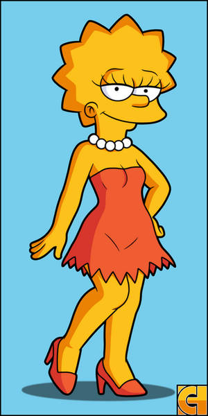 Lisa Simpson - Orange Dress