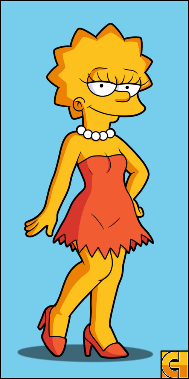 Lisa Simpson Color Vestido