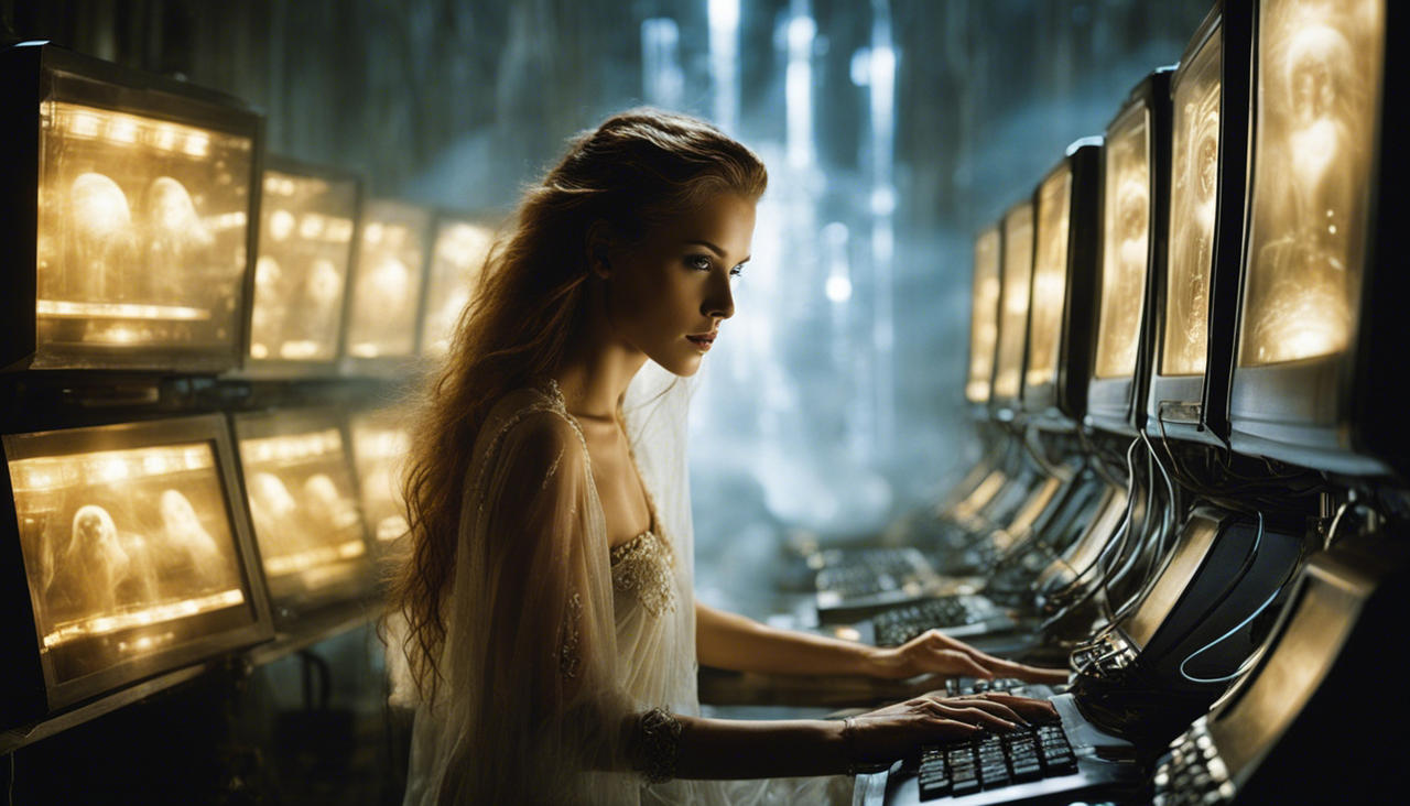 Giant Using Computer At the Center of Giant Computers by BillyRocker4 on DeviantArt