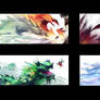 Artbook cover - color roughs