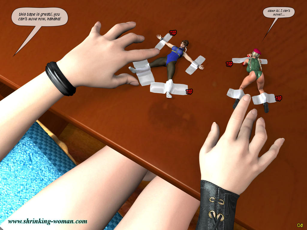 Shrinking Woman Shrinking Fighter by ilayhu2 on DeviantArt