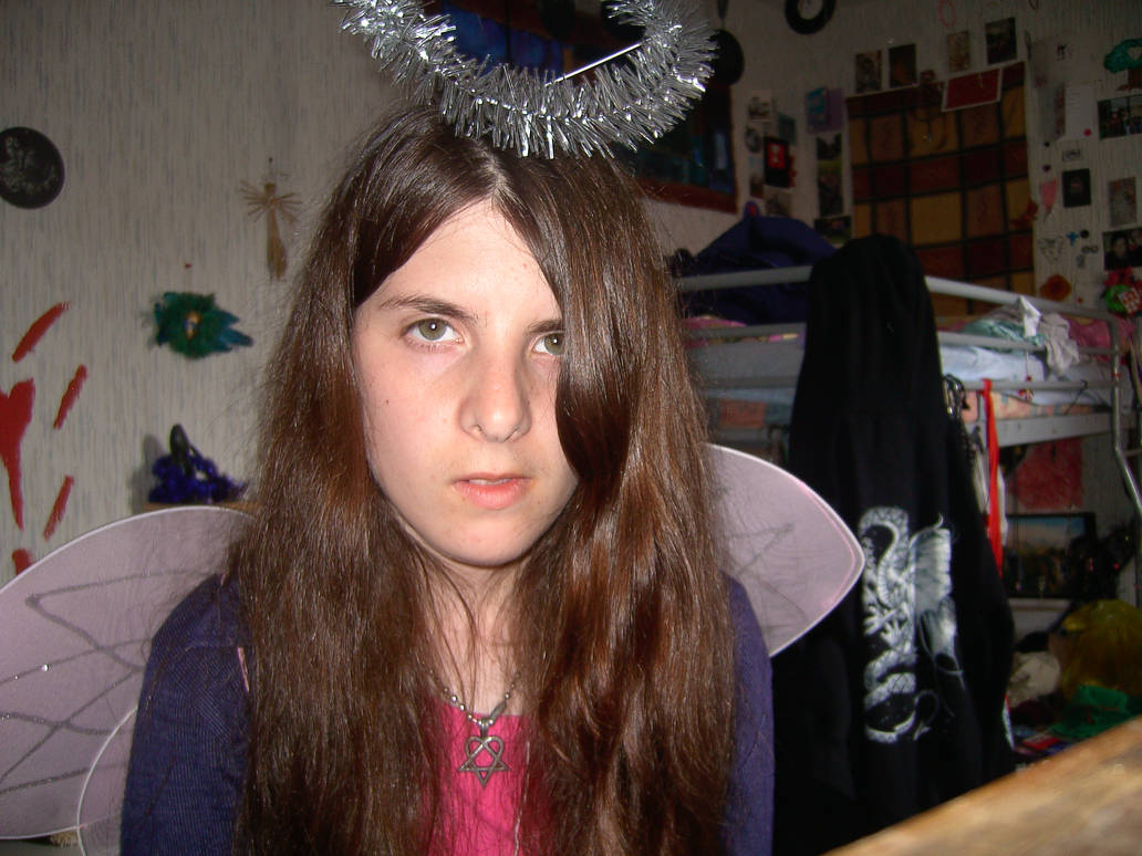 Grumpy Angel by RatsTails on DeviantArt